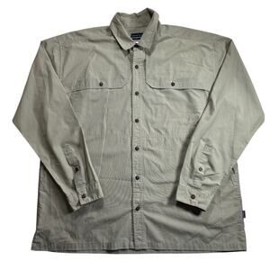 Patagonia Long Sleeve Button Down Men's XL Vented Hiking Fishing Outdoor Shirt
